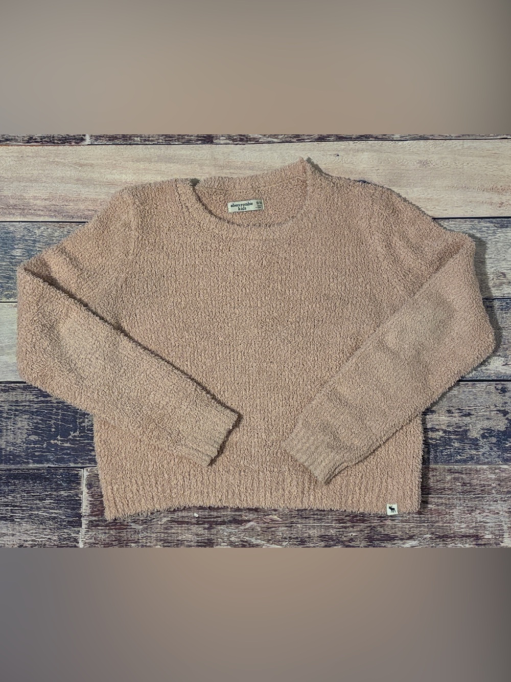 Abercrombie Kids Crewneck Sweater in Light Pink